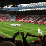 Champions' League 2013/14 Quarter-Final 1st Leg v Manchester United, Old Trafford, Manchester